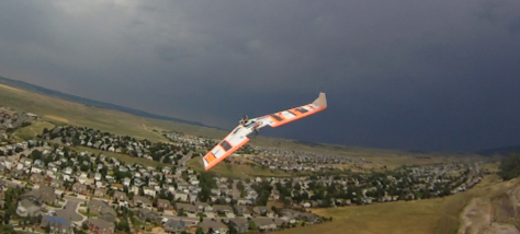 FPV Wing in flight