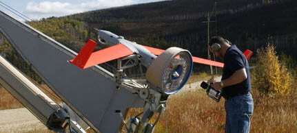 drone used to observe wildfires